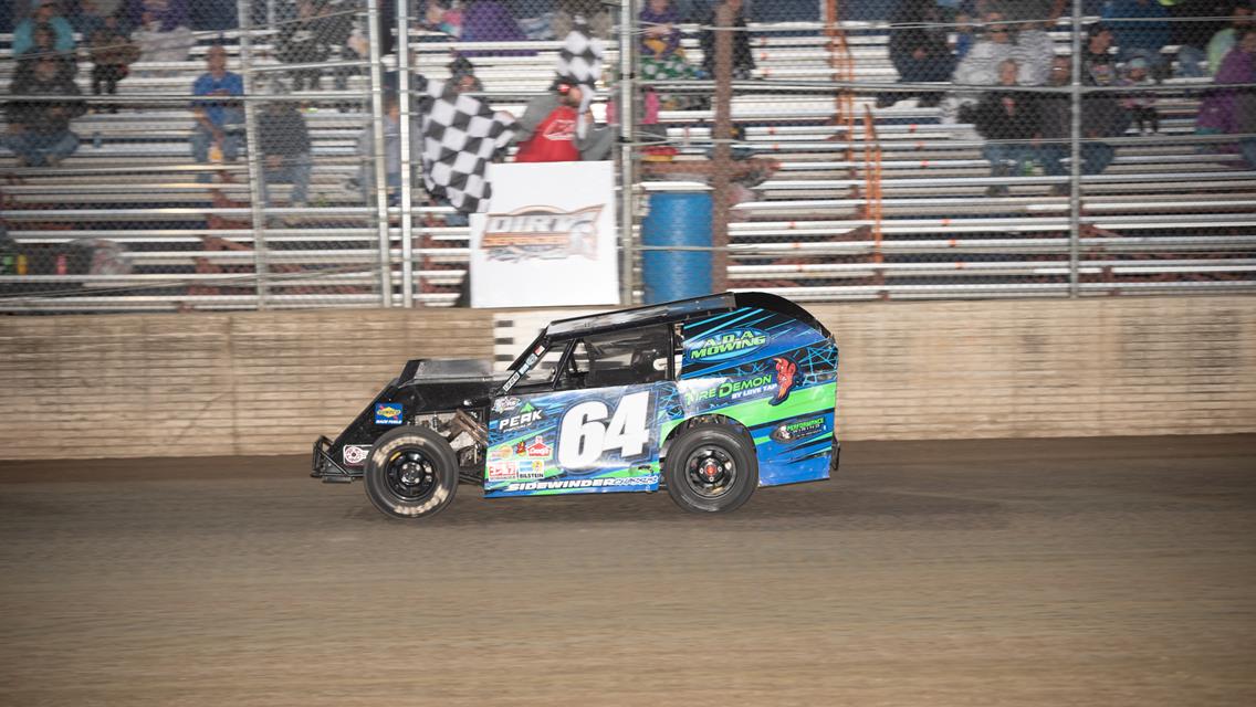 Murty Tops Field in Modifieds, Olson Repeats in Northern SportMods, and Reynolds, Knutson, Bryan, and Kilwine also Find Checkers