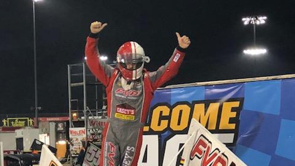 Brown, Hasse, Bridger shine at Knoxville Raceway
