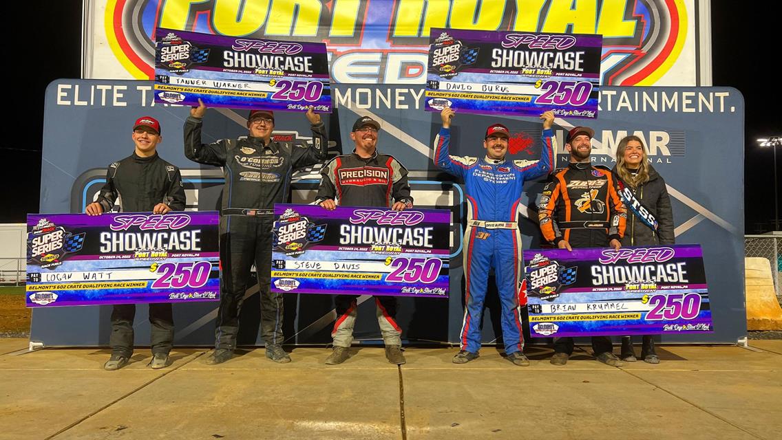 Krummel, Watt, Burns, Davis and Warner Top STSS Crate 602 Sportsman Qualifiers at Port Royal