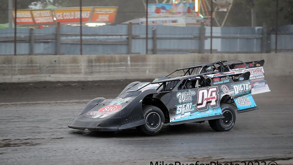 Kossuth County Speedway (Algona, IA) – Hoker Trucking Series / Malvern Bank Series – Hovings &amp; Harken Memorial – August 5th, 2023. (Mike Ruefer Photo)