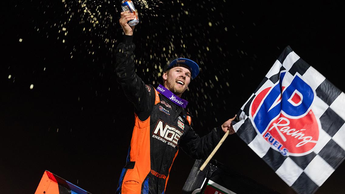 Haudenschild rockets to Rushmore Outlaw Showdown win