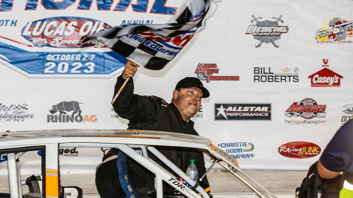 Gulbrandson earns Hobby Stocks Shootout win on Night 2 of Summit USRA Nationals at Lucas Oil Speedway