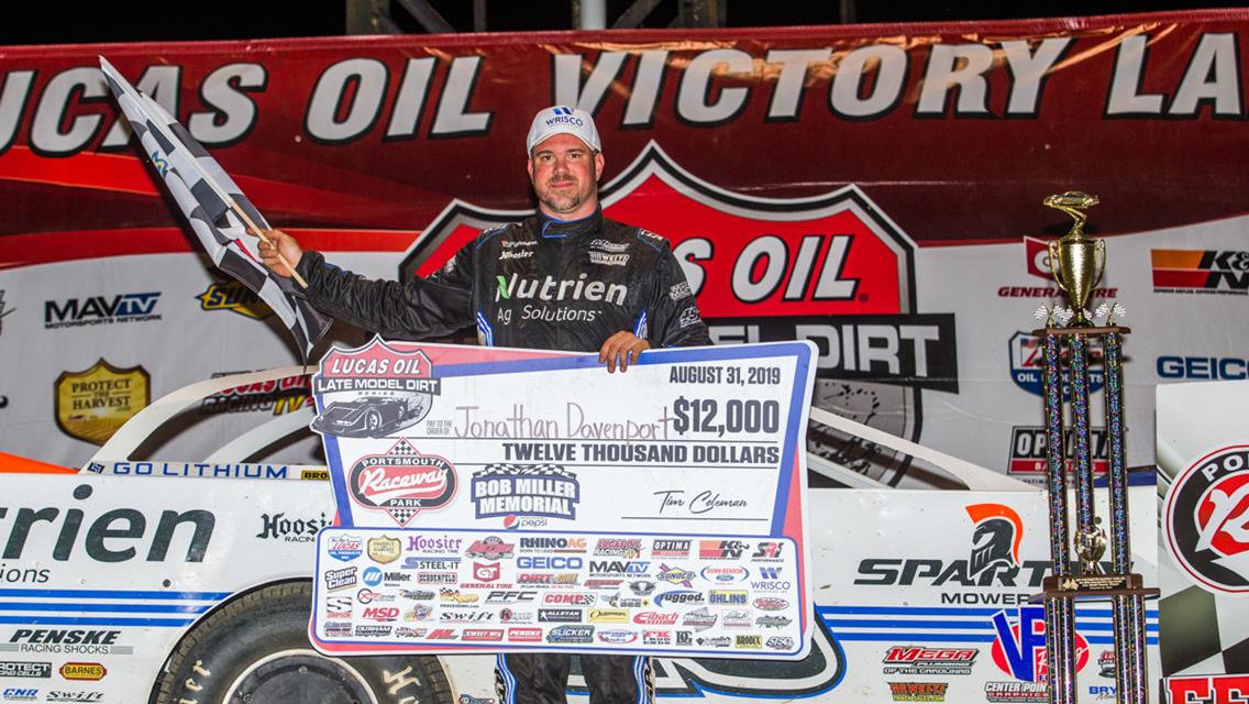 Davenport Controls Bob Miller Memorial at Portsmouth