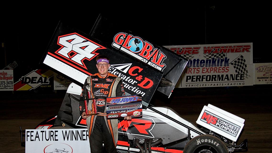 Chris Martin Wins the Battle with Sprint Invaders at Lee County Speedway