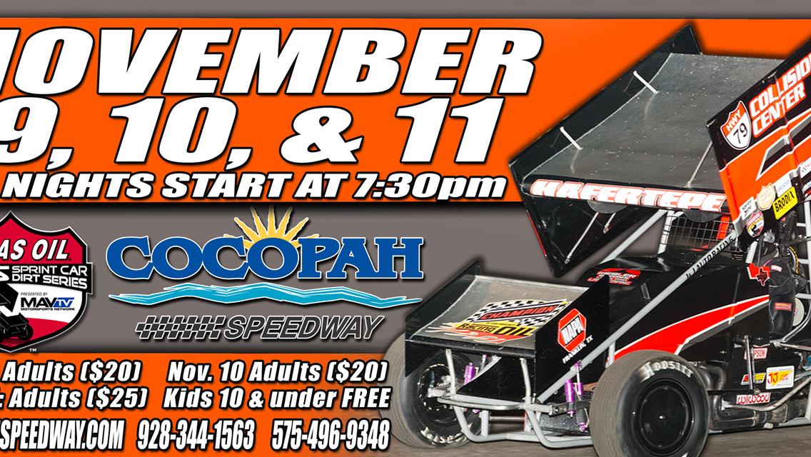 Classes Finalized For Lucas Oil ASCS National Tour Finale at Cocopah Speedway