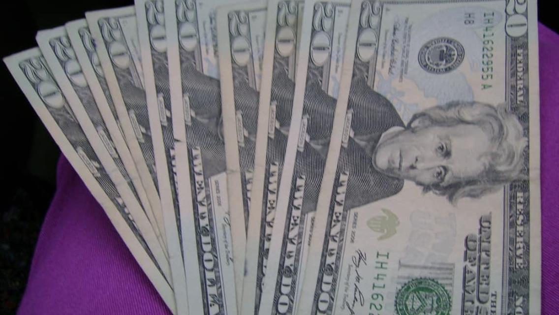 $200.00 and it’s on someone’s lap, so it must be Lap Money!