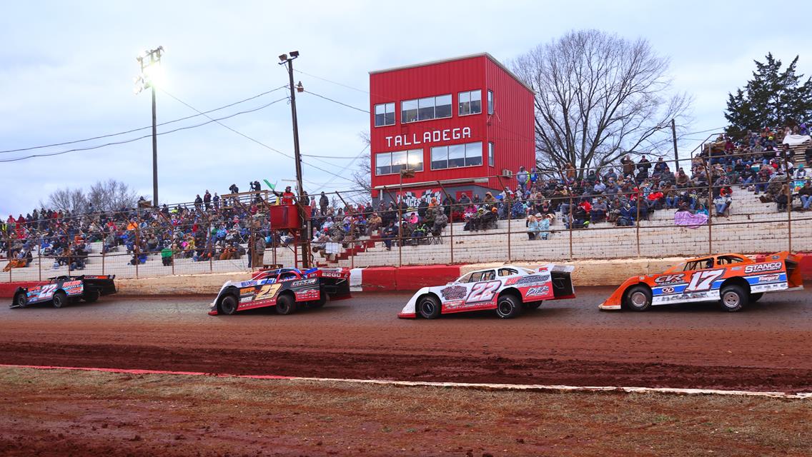 Talladega Short Track (Eastaboga, AL) - Crate Racin&#39; USA Winter Series – Ice Bowl – January 5th-6th, 2023. (Josh James Artwork)