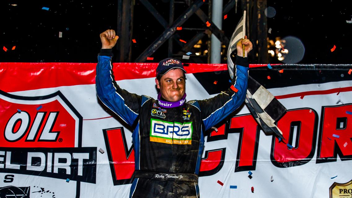 Thornton Prevails in Rain-Shortened Lucas Oil Event at Portsmouth