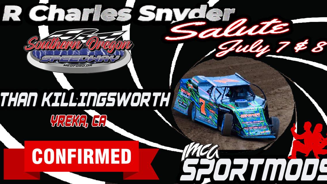 R CHARLES SNYDER SALUTE  July 7-8 Confirmed Drivers