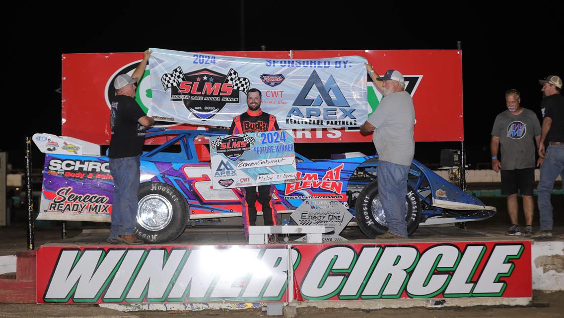 Conkwright takes advantage to post first Sooner Late Model win at 81 Speedway