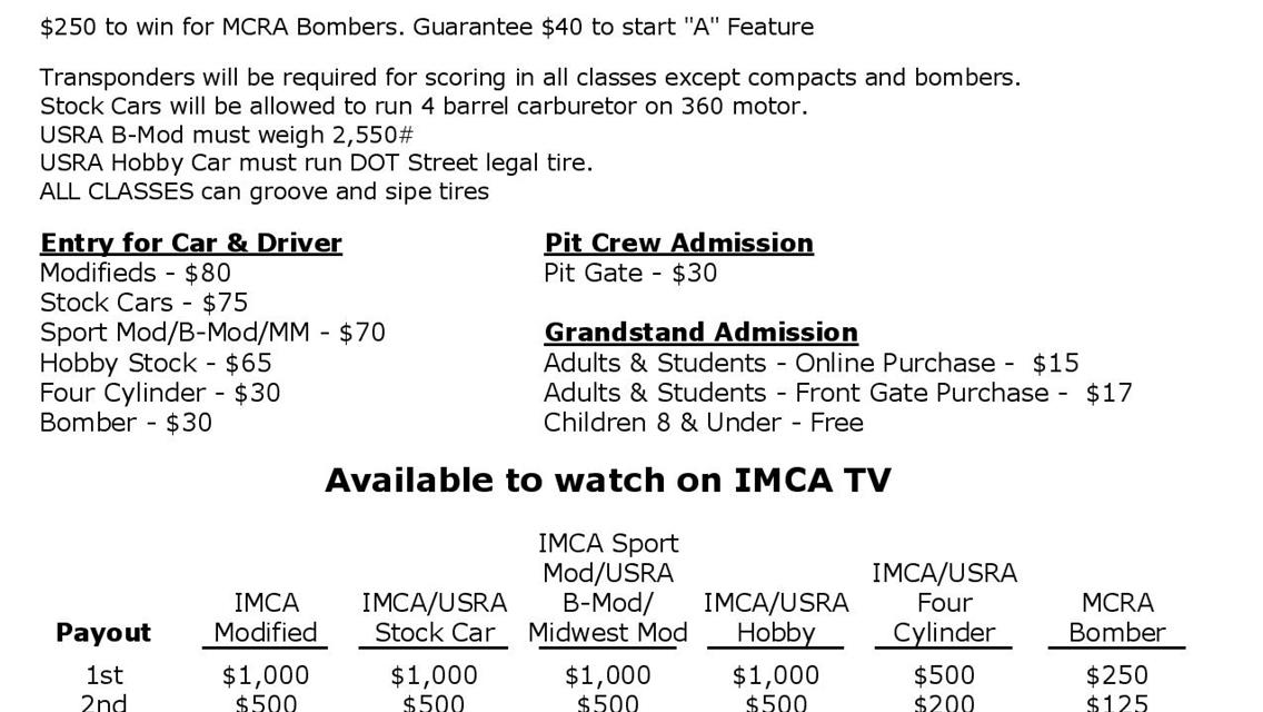 Hub City Rumble - Murray County Speedway - October 10