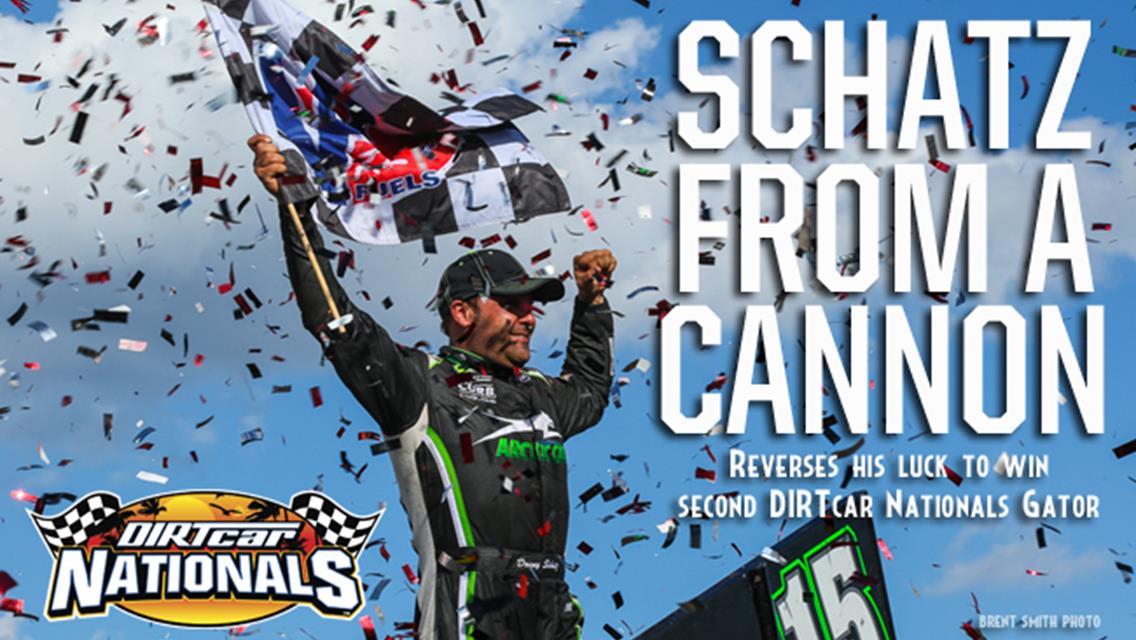 Schatz Wins Second DIRTcar Nationals Gator