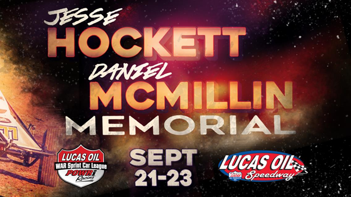 JHDM MEMORIAL INCREASED PURSE &amp; POWRI LUCAS OIL WAR FORMAT ANNOUNCED