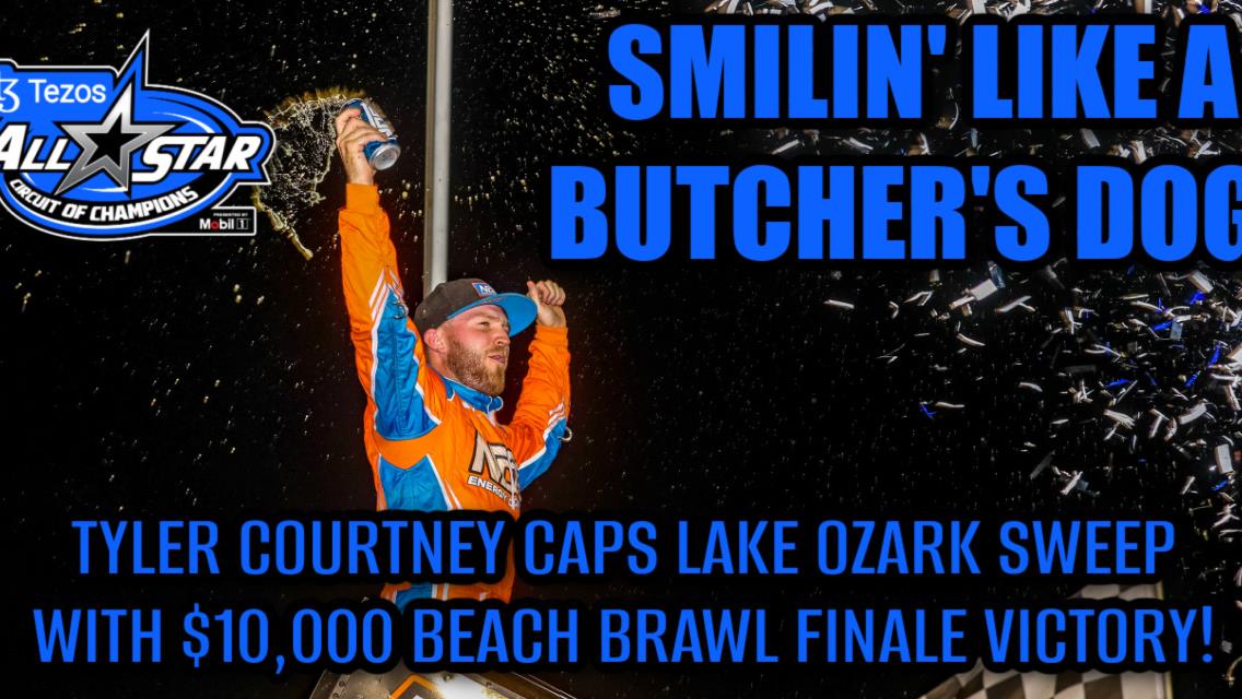 Tyler Courtney caps Lake Ozark sweep with $10,000 Beach Brawl finale victory