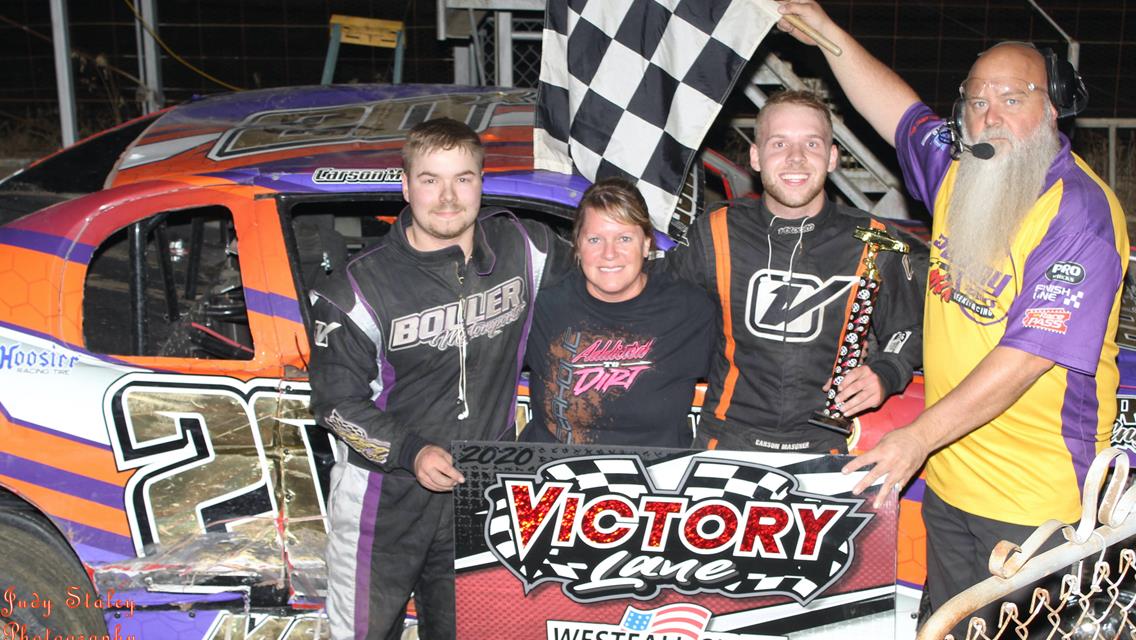 Clancy, Masoner, Potter, Stallbaumer, Dishong and Starmer Winners on July 10 at US 36 Raceway