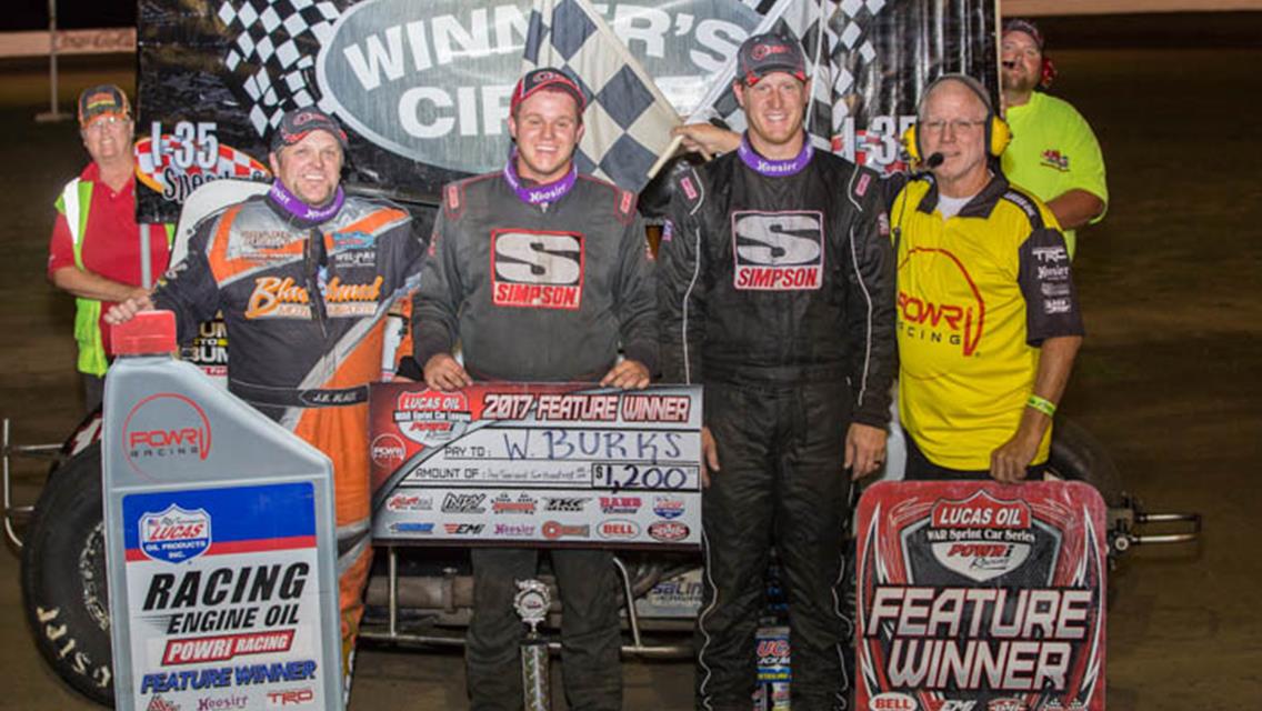 BURKS SURVIVES WAR AT WINSTON