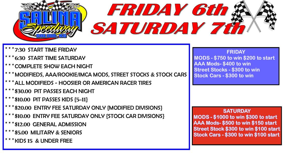 TWO DAYS in Salina!