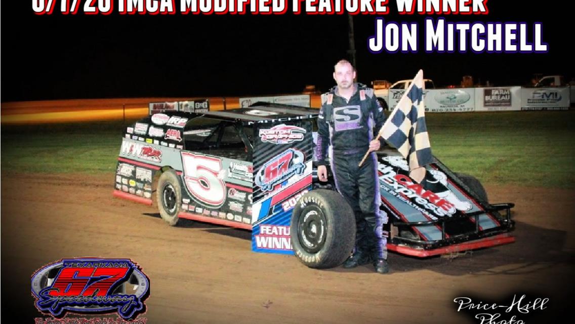 Jon Mitchell sweeps Modified weekend at Texarkana and Timberline