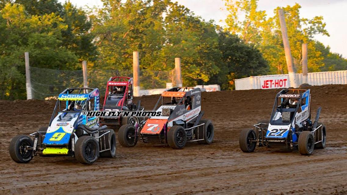 Hendricks Gains Speed During POWRi Doubleheader at Valley Speedway