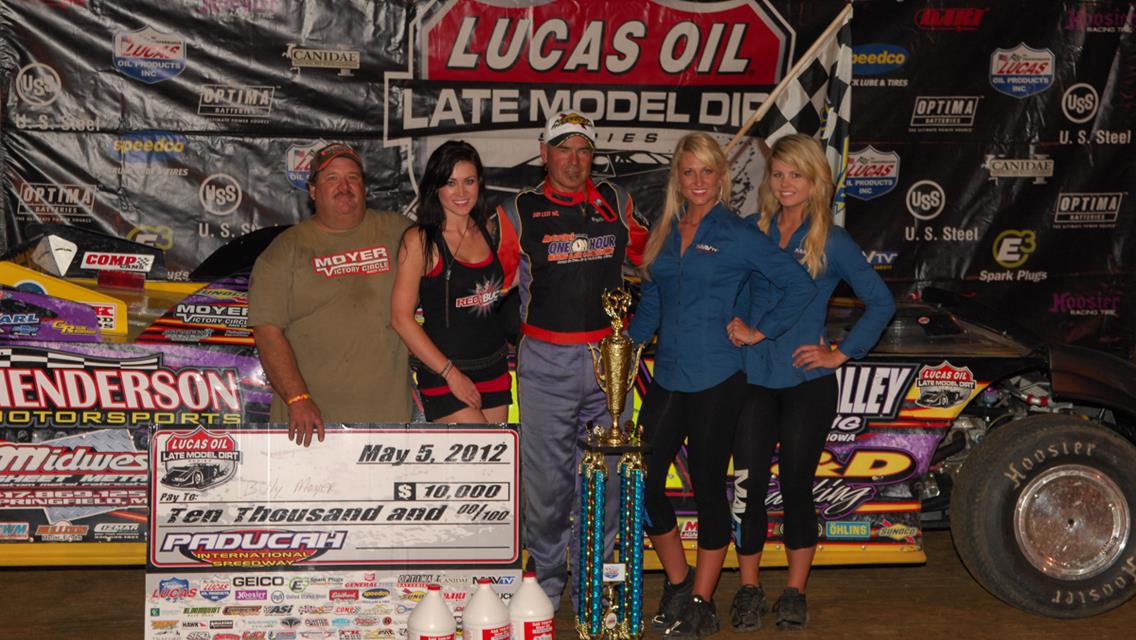 Moyer Marches to First Lucas Oil Late Model Dirt Series Win of the Year at Paducah