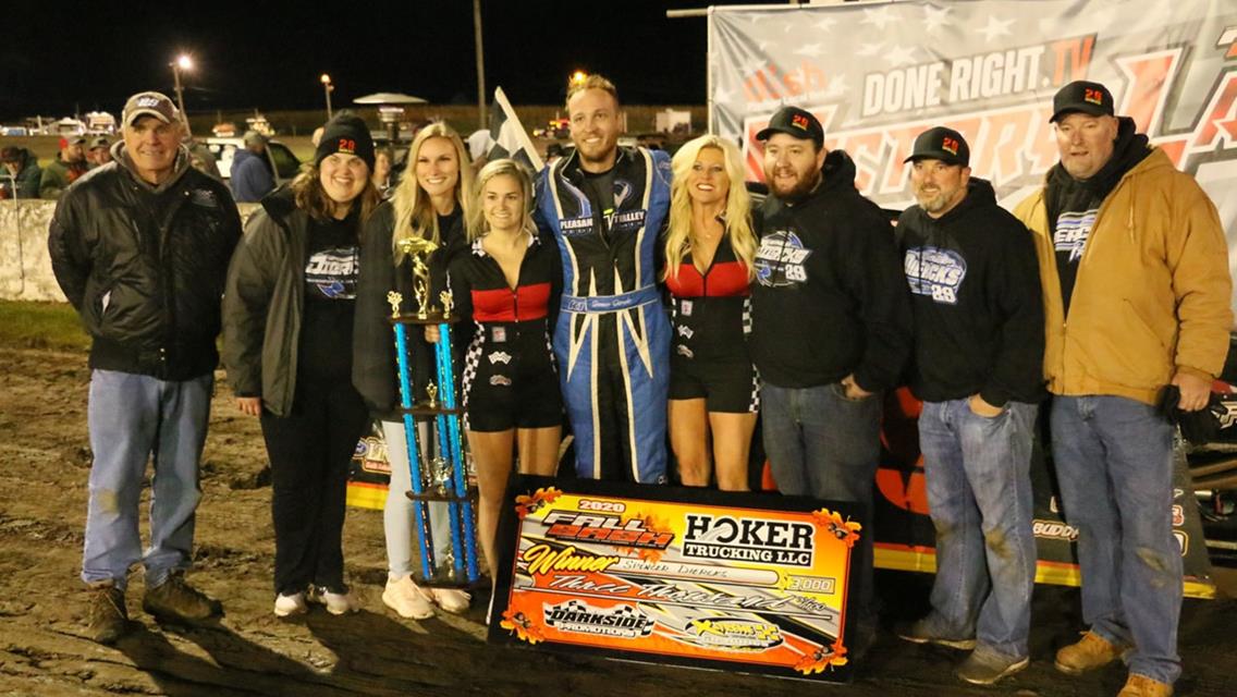 Spencer Diercks bags $5,000 payday in Fall Bash at Cedar County Raceway