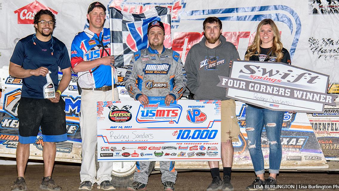 Sanders sizzles, snags $10,000 at Lakeside