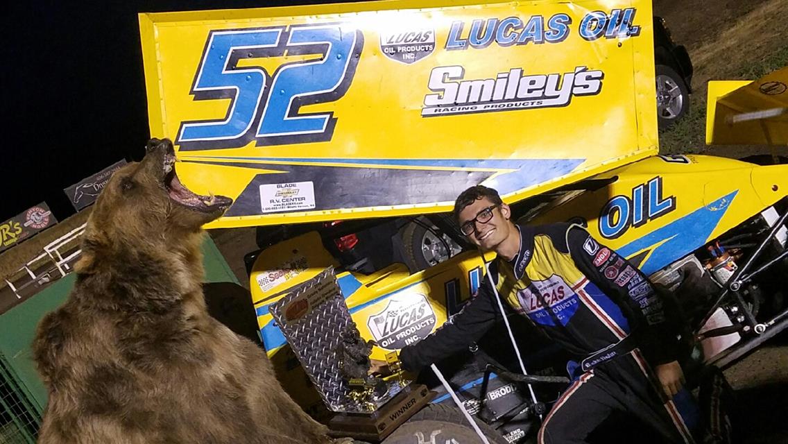 Blake Hahn Wins Night 1 of the Lucas Oil ASCS Grizzly Nationals