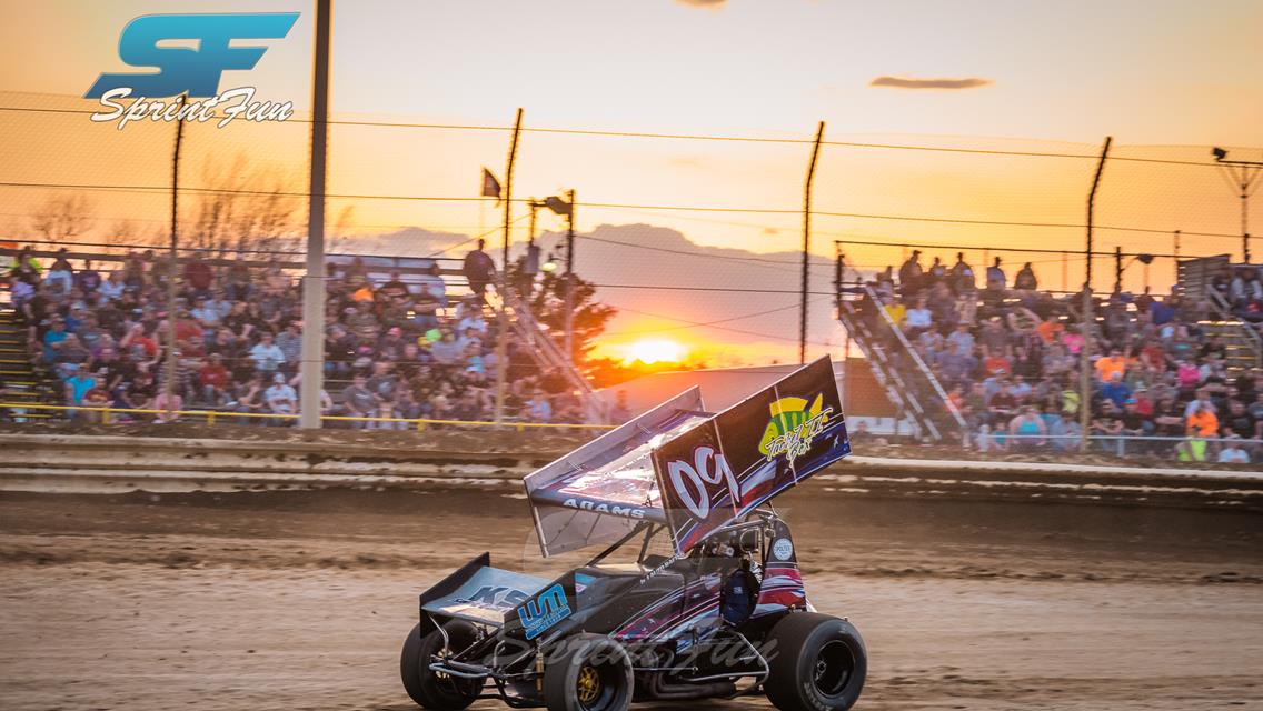 Adams Making Big Strides During Rookie Sprint Car Season