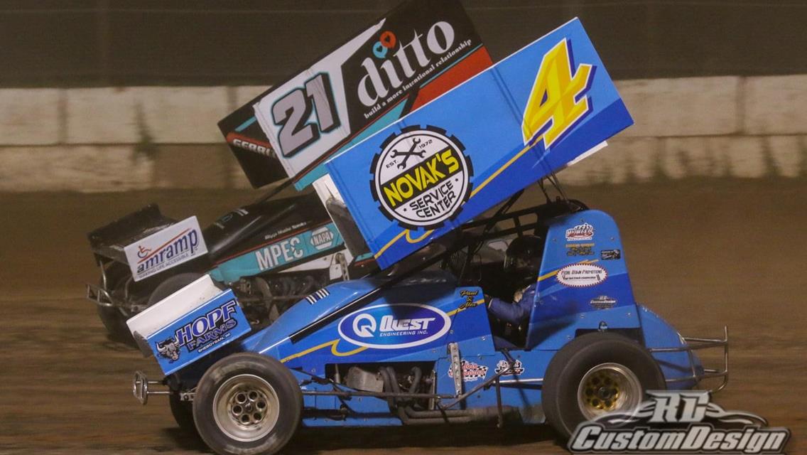 Alex Pokorski flirts with top-10 in career-best 360 Sprint Car run at Plymouth