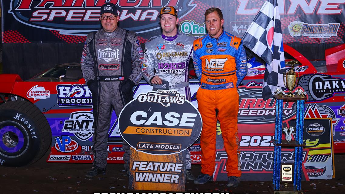 Fairbury Speedway (Fairbury, IL) – World of Outlaws Case Late Model Series – FALS Frenzy – October 7th, 2023. (Josh James photo)