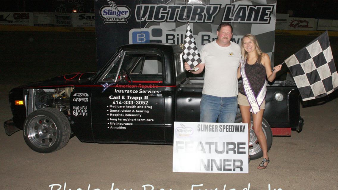 Nottestad wins &#39;Back In The Day&#39; 50-Lap Late Model Feature at Slinger
