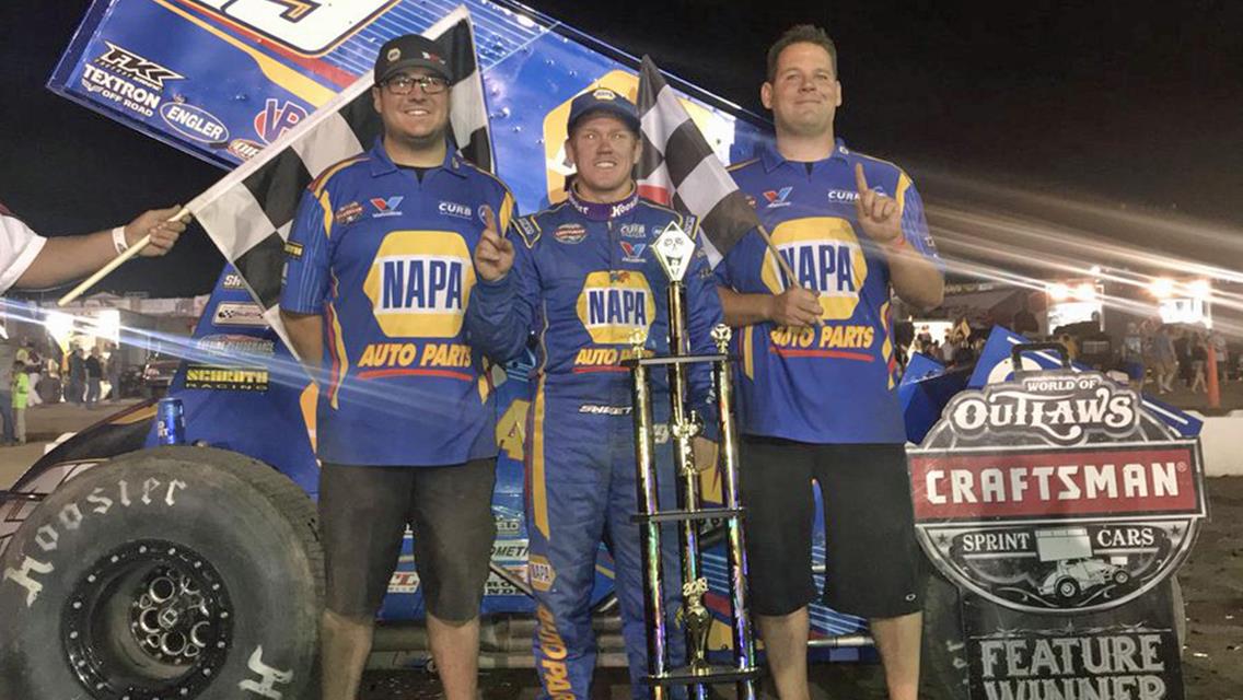 Sweet steels win on late restart at Black Hills