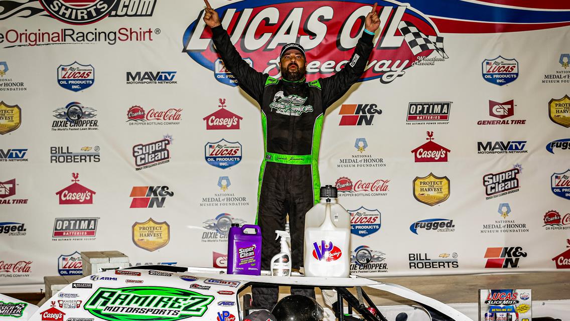 Ramirez makes it a three-peat at Lucas Oil Speedway&#39;s USMTS Show-Me Shootout