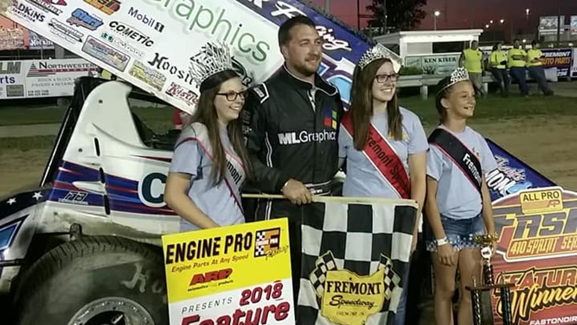 Andrews Records Second Straight Win at Fremont and Gains New Fans With Exciting Brad Doty Classic Performance