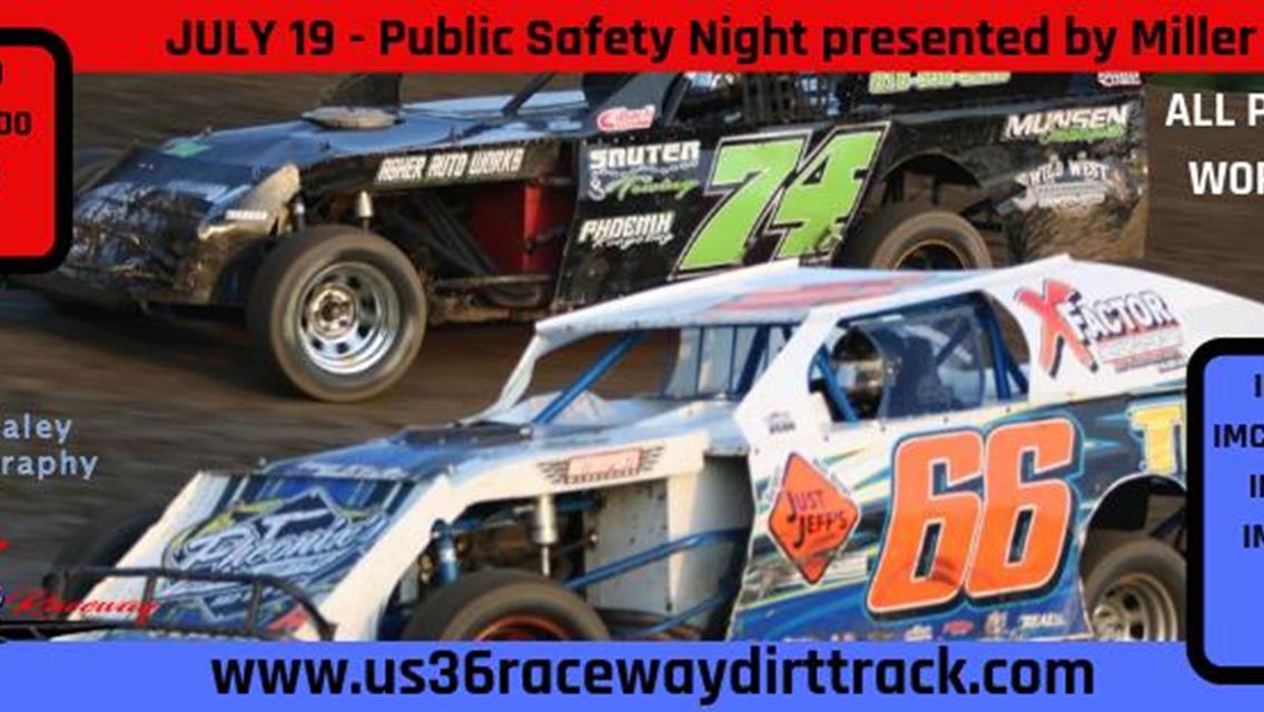 Public Safety Night presented by Miller Welding this Friday, July 19