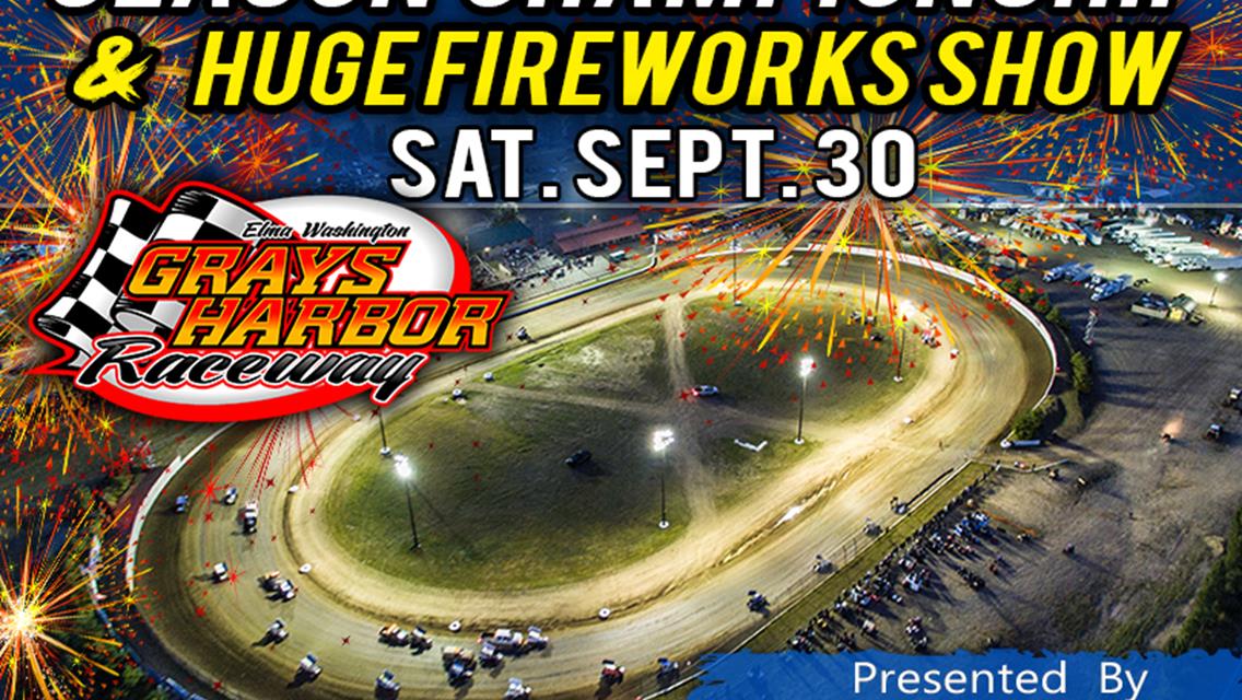 Season Championships and Huge Fireworks Show Sept. 30 - Points Set