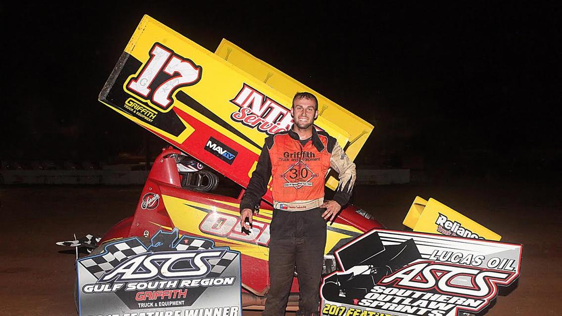 Tankersley Tames Bronco Motor Speedway At ASCS Gulf South/SOS Showdown