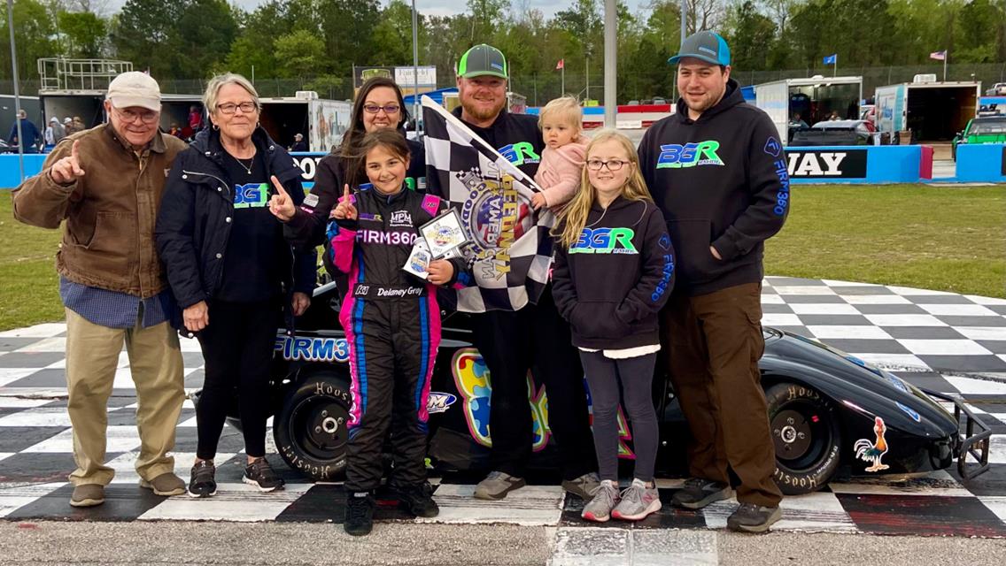 Delaney Gray Earns First Career Victory