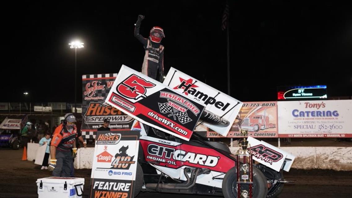 Timms and Bosma Produce Victories During Huset’s Speedway Season Finale as Henderson and Ballenger Secure Track Championships