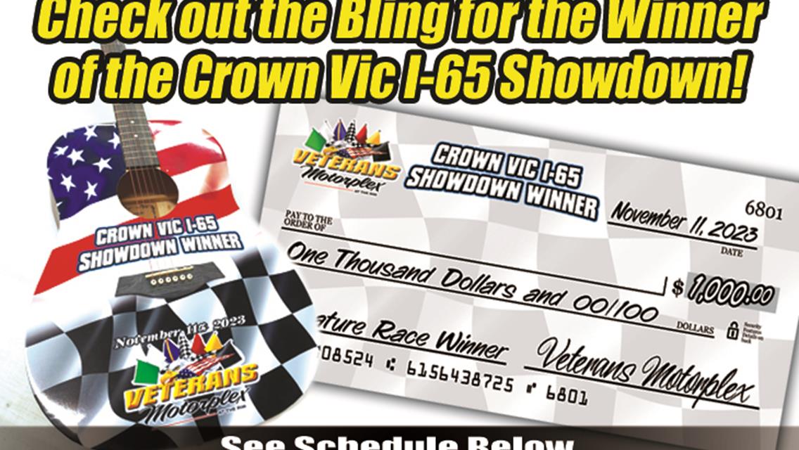 Check out the Bling for the Crown Vic I-65 Showdown Winner