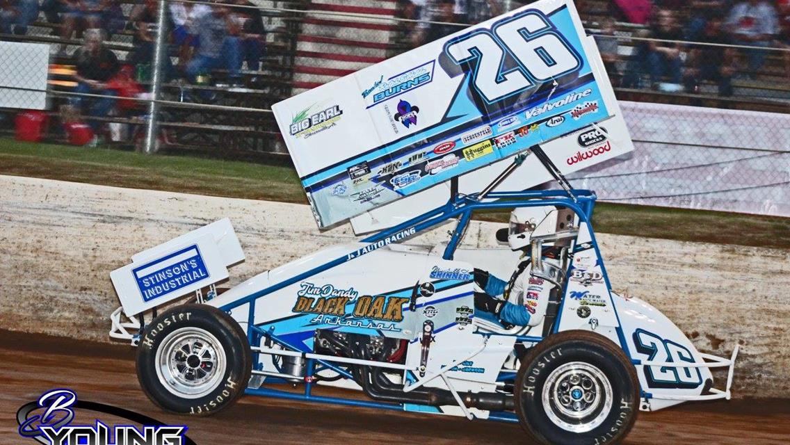 Skinner’s Late-Race Charge Falls Short by Inches at I-30