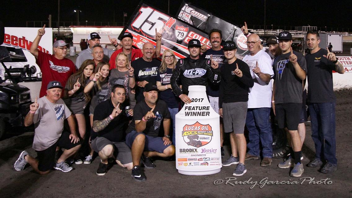 Sam Hafertepe, Jr. Perfect At Lucas Oil ASCS Devil’s Bowl Summer Nationals