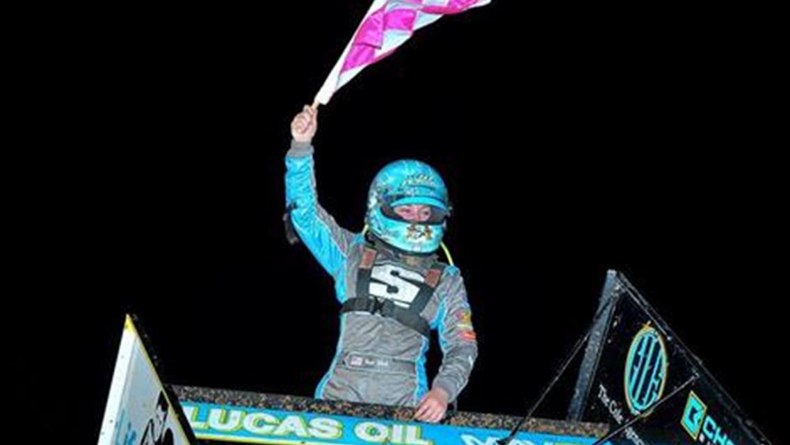 White Earns First Career ASCS Victory During Thriller at I-30 Speedway