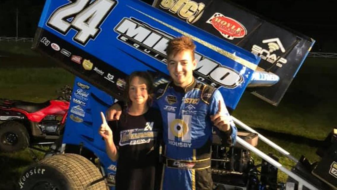 Garet Williamson Wins Photo Finish for First Sprint Invaders Win at Moberly