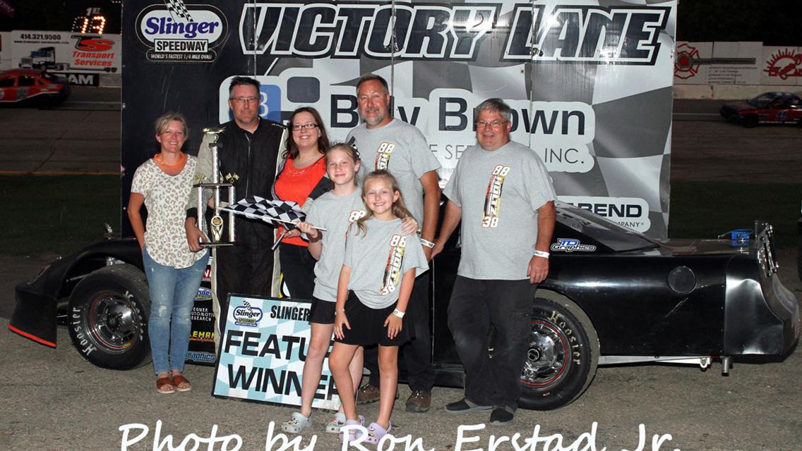 Jeff Holtz tops 50-lap Pro Late Model Main Event at Slinger