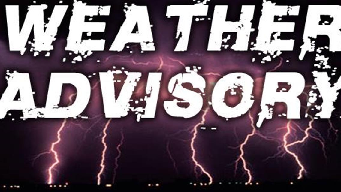 Weather Postpones ASCS Sooner Region Opener
