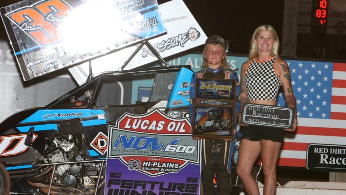 Hinton and Nunley Top Tuesday Special At Red Dirt Raceway