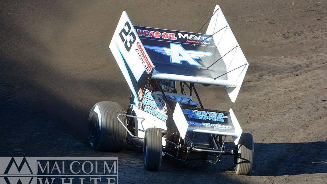 Bergman Sustains Broken Front End While in Contention to Win Short Track Nationals Race