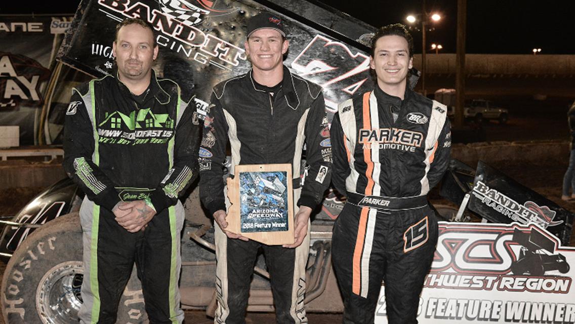 Colton Hardy Finds ASCS Southwest Victory At Arizona Speedway