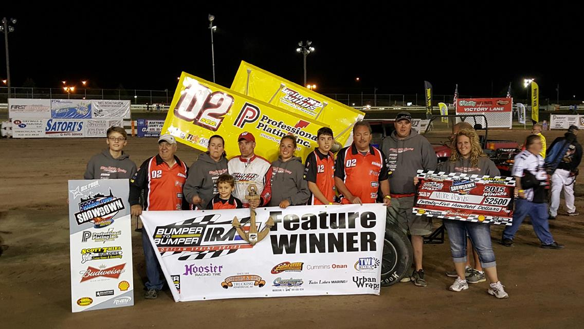REINKE’S LATE RACE PASS STOPS SCHMIDT SWEEP IN BUMPER TO BUMPER IRA SPRINT ACTION AT MANITOWOC!